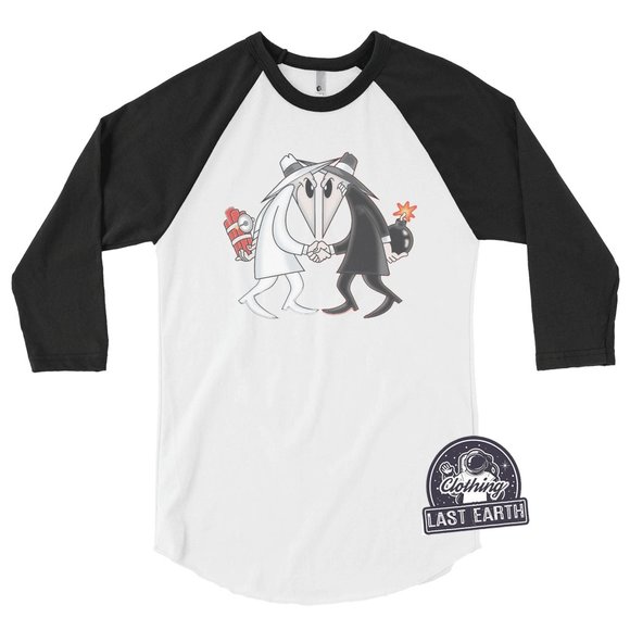 Spy Vs Spy T-Shirt 1980s Comic Vintage Shirt Mad Retro Shirt Funny Shirts - Picture 1 of 4